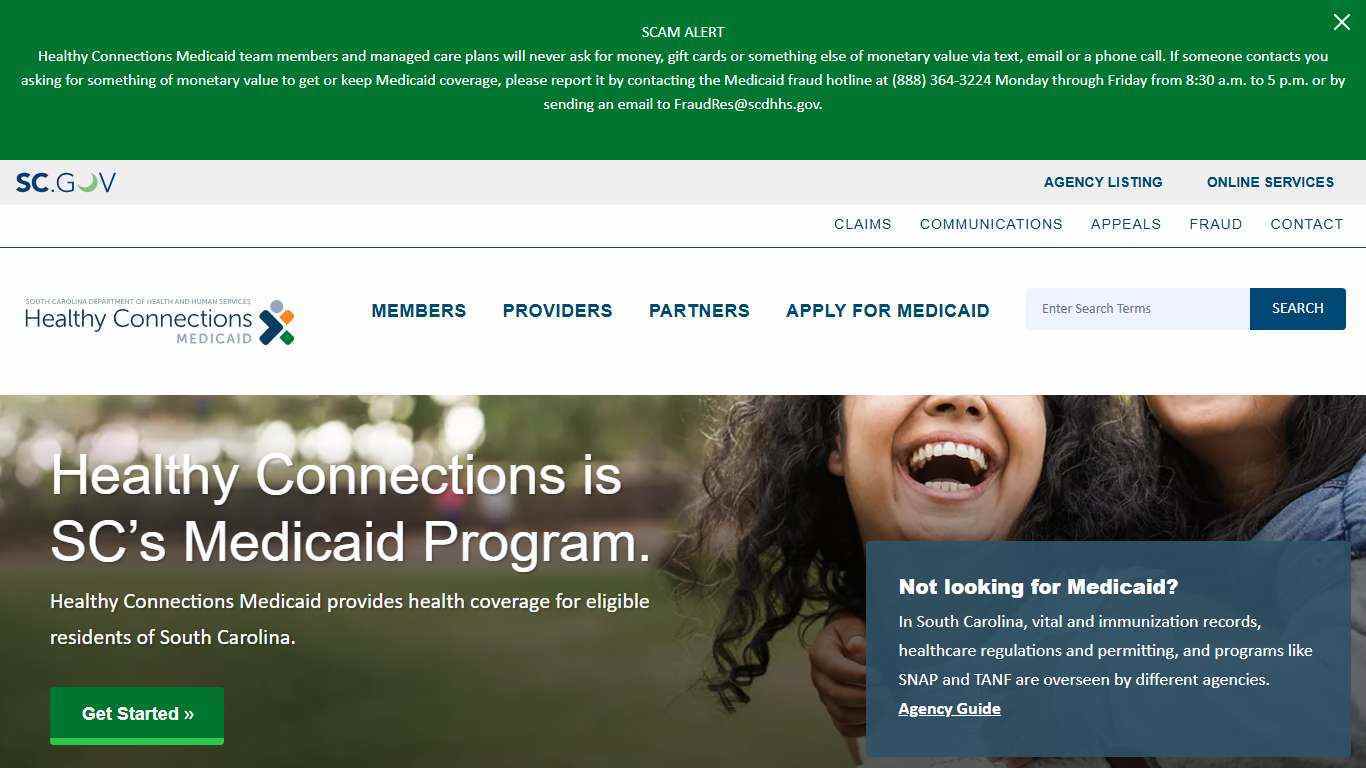 Homepage (New) | SCDHHS