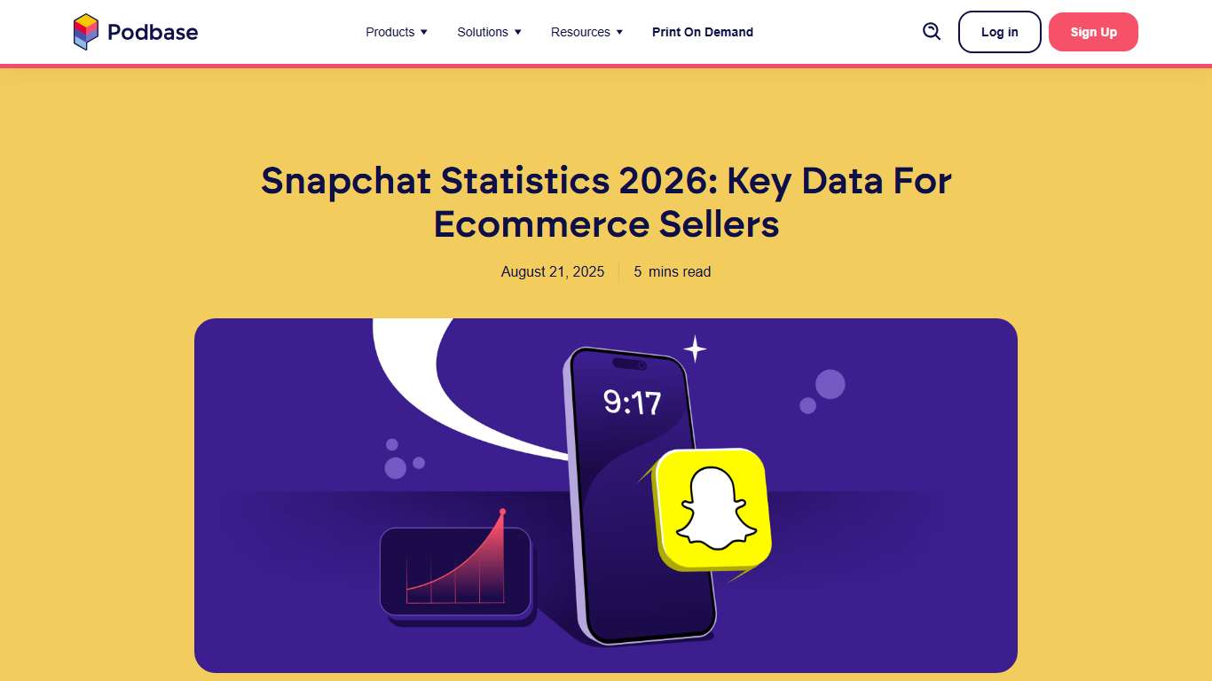 Snapchat Statistics 2026: Key Trends & Insights | Podbase